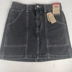 Levi's Charcoal Mini Skirt